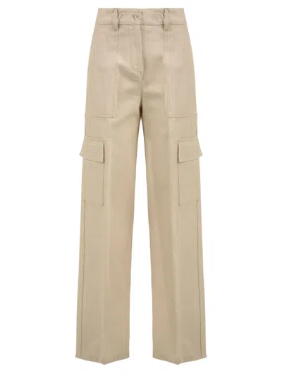 Aspesi Trousers Natural In Gray
