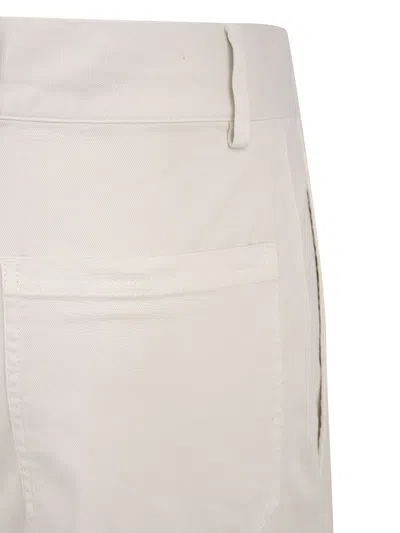 Aspesi Trousers Natural In White