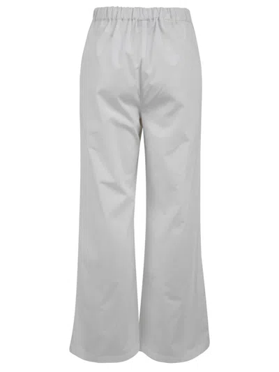 Aspesi Trousers White In White