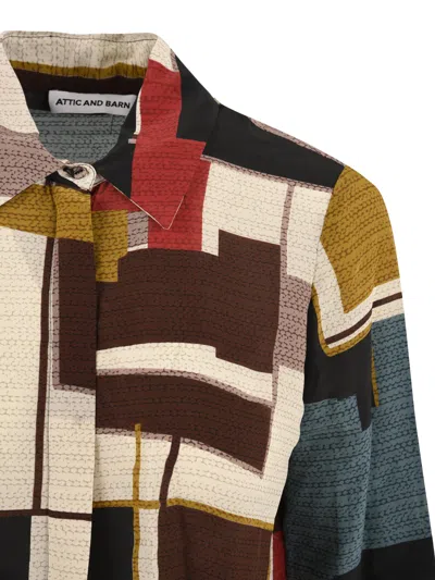 Attic And Barn Shirts Multi Colour In Blue