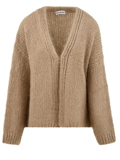 Attic And Barn Sweaters Dove Grey In Brown