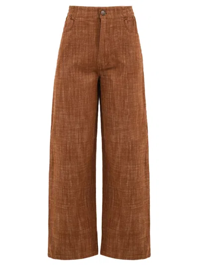 Attic And Barn Trousers Copper In Brown