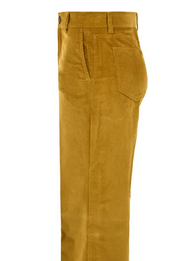 Attic And Barn Trousers Ochre In Yellow