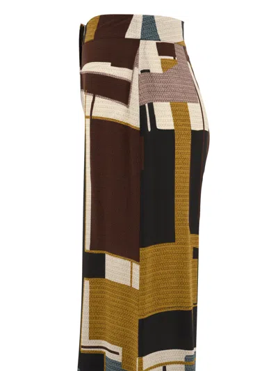 Attic And Barn Trousers Multi Colour In Black