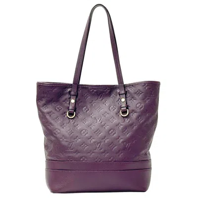 Pre-owned Louis Vuitton Orb Purple Monogram Empreinte Tote Bag ()