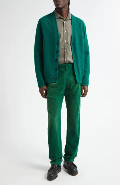 Massimo Alba Ionio2 Corduroy Trousers In Green