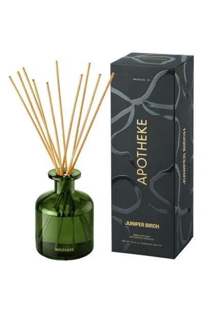 Apotheke Juniper Birch Reed Diffuser In Green