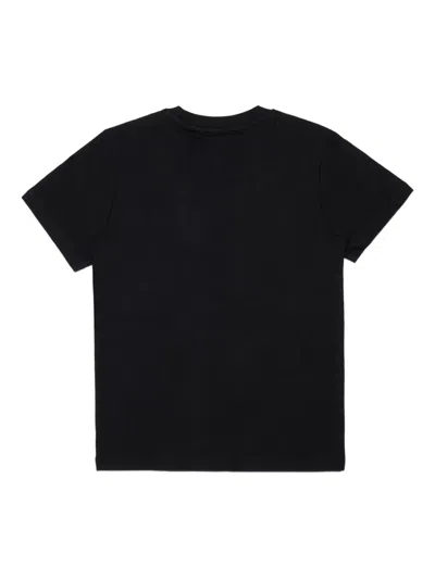 Diesel Mosaic-logo T-shirt In Black