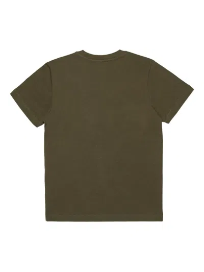 Diesel Pixel-embellished T-shirt In Green