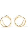 ELIZABETH AND JAMES Connolly gold-plated hoop earrings