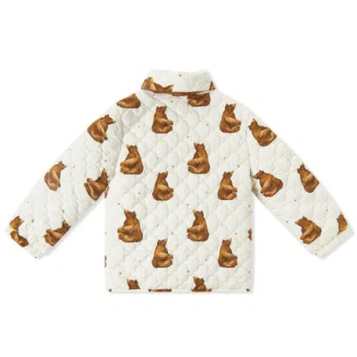 Milkbarn Quilted Padded Jacket In Multi