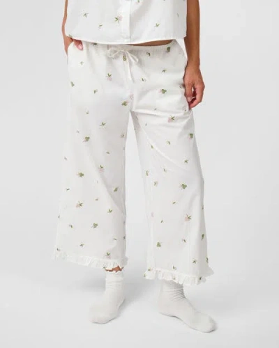 Weworewhat Ruffle Pull-on Pants In White
