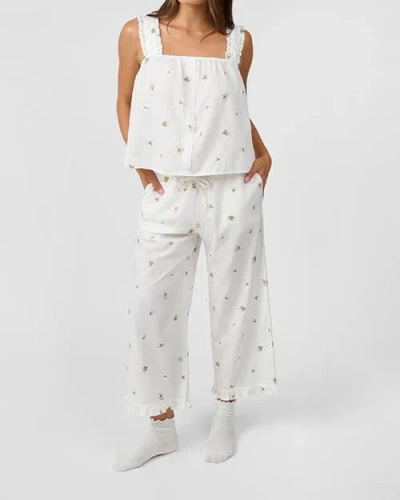 Weworewhat Ruffle Pull-on Pants In White