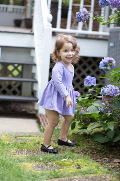 Worthy Threads Solid Long Sleeve Bubble Romper In Blue