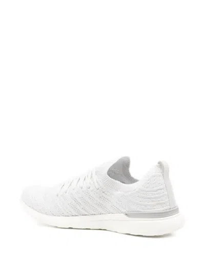 Apl Athletic Propulsion Labs Athletic Propulsion Labs Techloom Wave Knitted Sneakers In Neutral