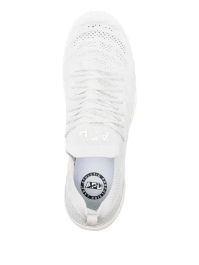 Apl Athletic Propulsion Labs Athletic Propulsion Labs Techloom Wave Knitted Sneakers In Neutral