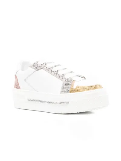 René Caovilla Xtra Sneakers In White
