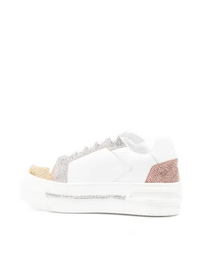 René Caovilla Xtra Sneakers In White