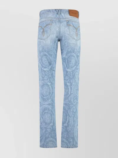 Versace Greek Braid Cable Knit Sweater In Multicolor