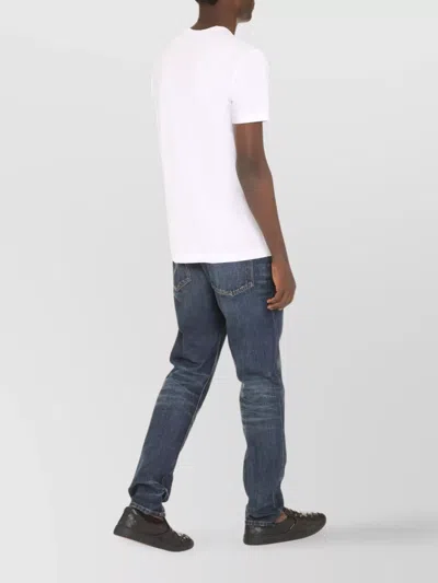 Dolce & Gabbana Dg Essentials Crew Neck T-shirt In White