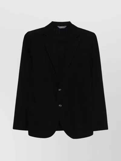 Circolo 1901 Cotton Single Breasted Jacket In Black