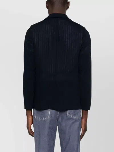 Circolo 1901 Cotton Single Breasted Jacket In Black