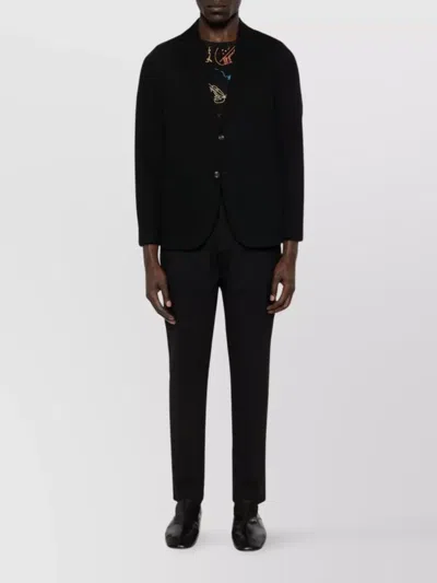 Circolo 1901 Cotton Single Breasted Jacket In Black
