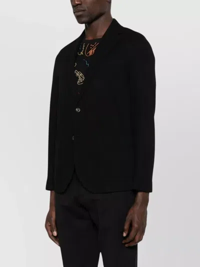 Circolo 1901 Cotton Single Breasted Jacket In Black