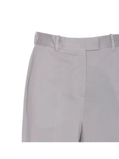 Circolo 1901 Regular Fit Trousers Button Detail In Gray