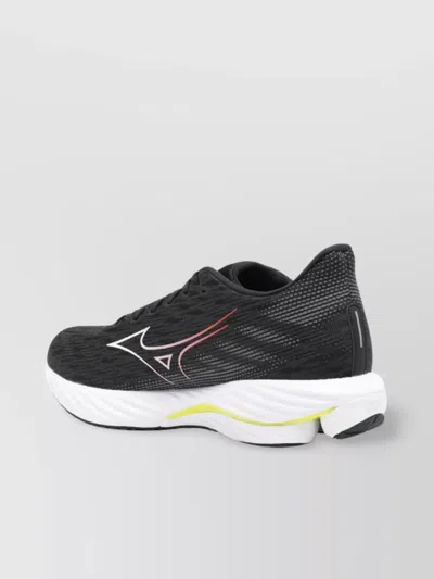 Mizuno Low Top Sneakers Flat Sole In Black