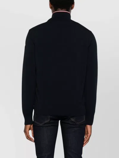 Moncler Padded Zip-up Cotton Cardigan Clothing In Black