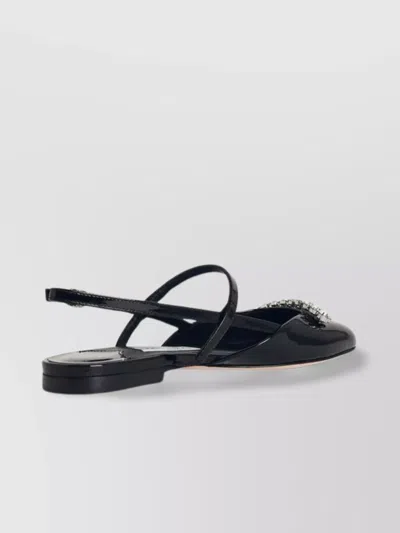 Jimmy Choo Belinda Slingback Flats In Black