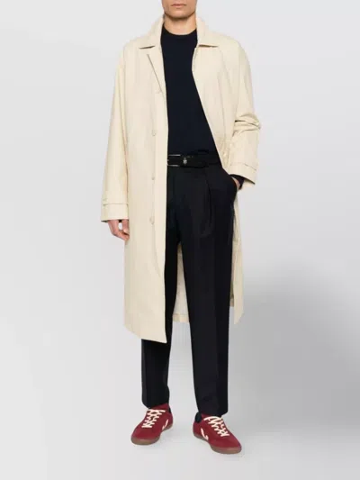 Malo Crew Neck Wool Sweater With Long Sleeves In Blue