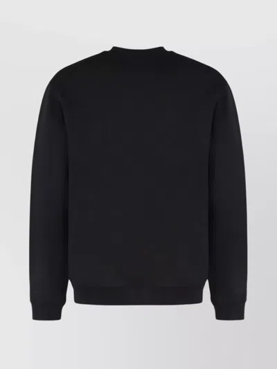 Jacquemus Le Sweatshirt Gros Grain In Black