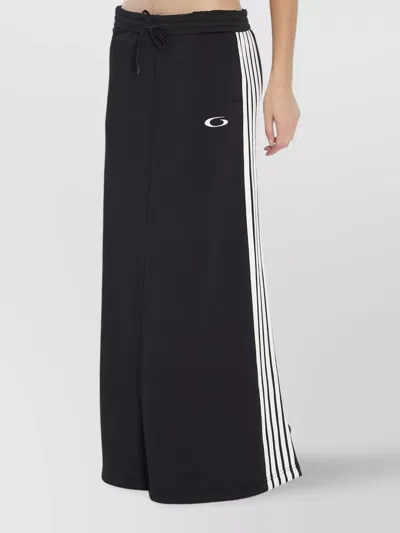Balenciaga Cotton Blend Mini Skirt With Side Zip Pockets In Black