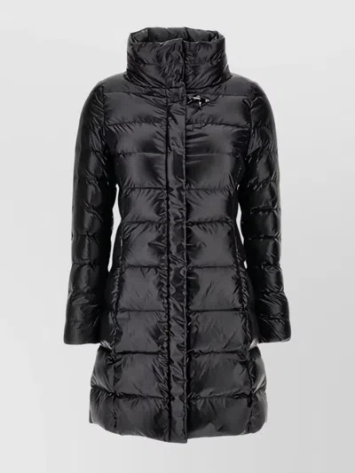 Fay Down Jacket With Long Quilted Design In Black