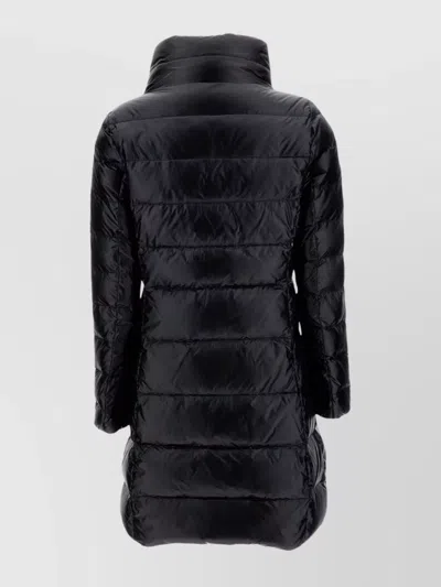 Fay Down Jacket With Long Quilted Design In Black