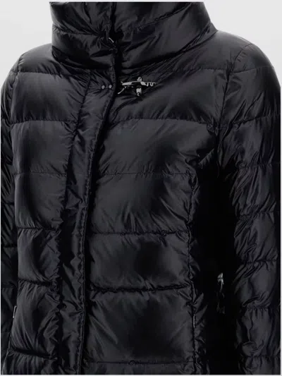 Fay Down Jacket With Long Quilted Design In Black