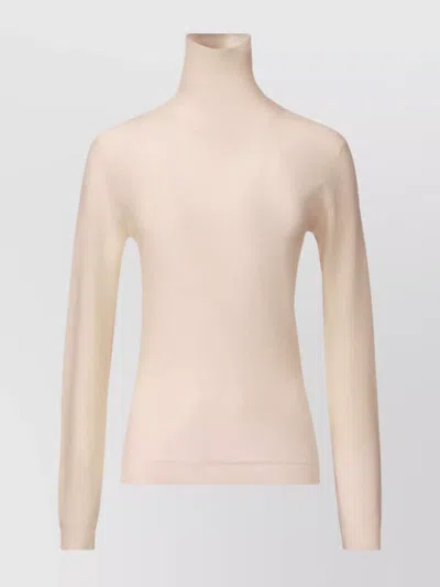 Fabiana Filippi Slim Fit Turtle Neck Sweater In Neutral