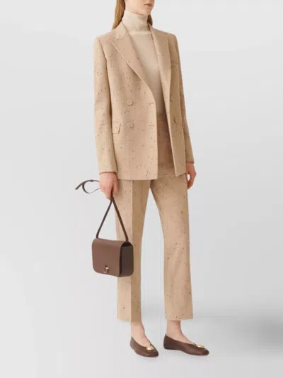 Fabiana Filippi Slim Fit Turtle Neck Sweater In Neutral