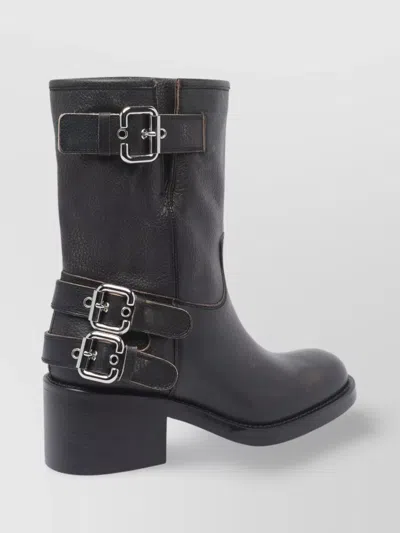 Chloé Dakota Ankle Boots In Black