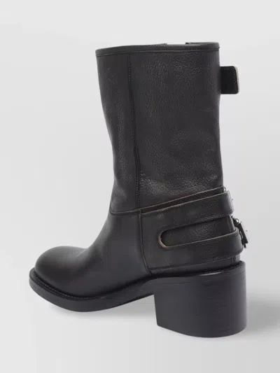 Chloé Dakota Ankle Boots In Black