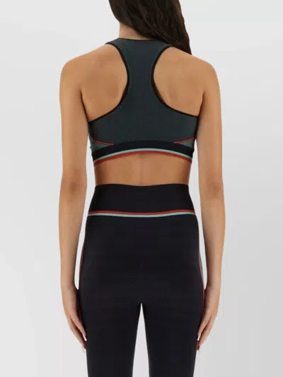 Casablanca Sports Bra Top In Black