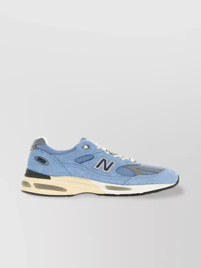 New Balance Low Top Sneakers With Mesh Panels And Suede Overlays