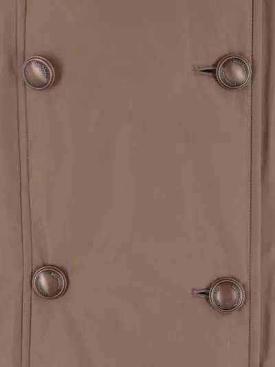 Brunello Cucinelli Moorer Giacca Veton In Brown