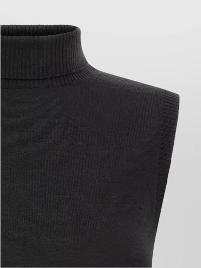 Sportmax Sleeveless "vertigo" Jersey In Black