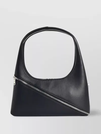 Coperni Zip Baguette Bag In Black