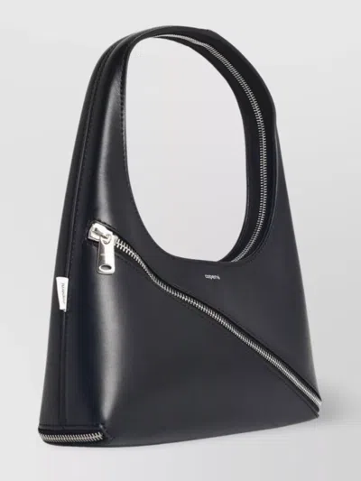 Coperni Zip Baguette Bag In Black