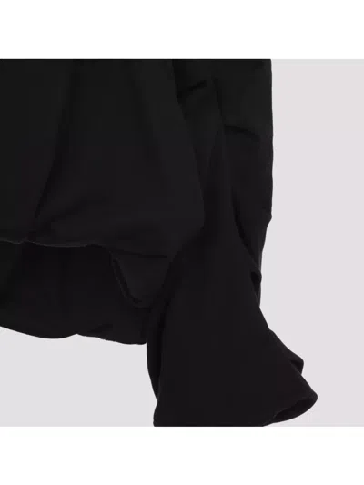 Dries Van Noten Hooded Sweater Front Pocket In Black