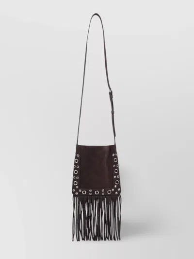 Valentino Brown Nellcote Small Crossbody Bag